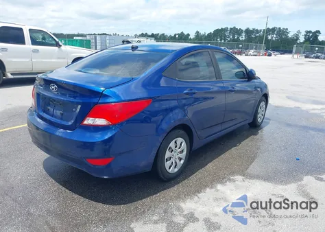 2017 Hyundai Accent Se from USA, damaged, VIN KMHCT4AE8HU251838